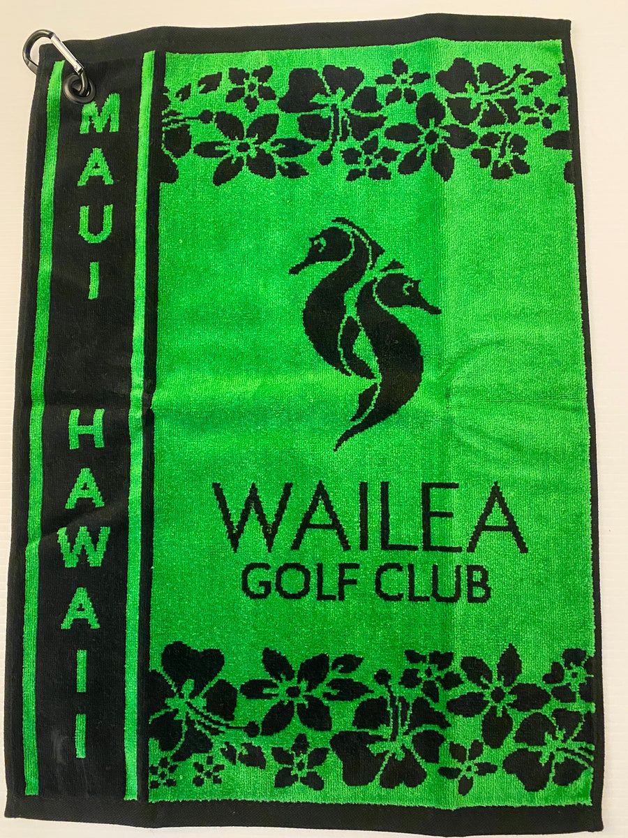 Wailea Floral Design Plush Towel – Wailea Golf Club