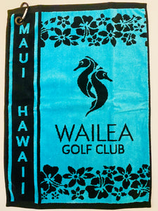 Wailea Floral Design Plush Towel