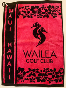 Wailea Floral Design Plush Towel