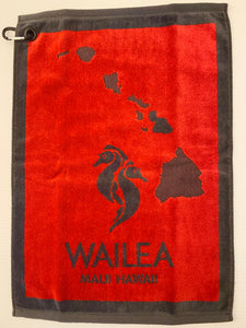 Wailea Island Design Plush Towel